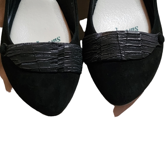 Vintage Joy Chen Venus Women's Black Suede Heels w/Box and Dust Bag Size 8.5 - Picture 3 of 10